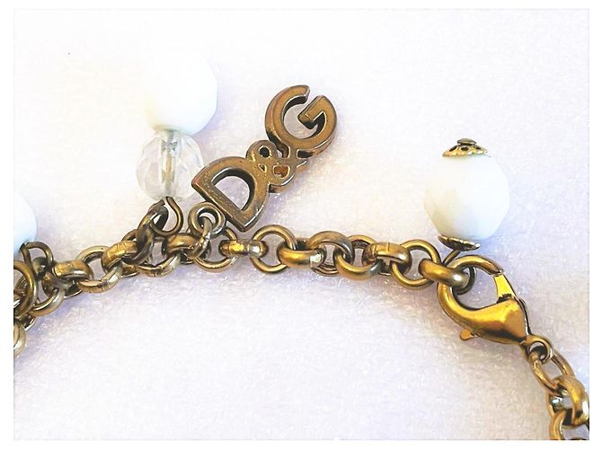 Magnifico raro bracciale DOLCE & GABBANA dorato croci swarovski D'oro - vista 12