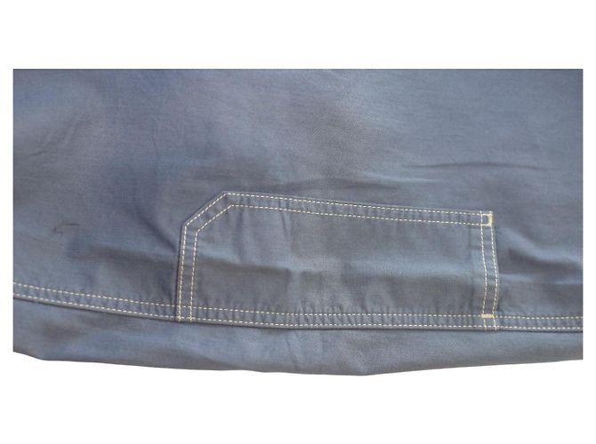 Etro Cropped Pants Blau Baumwolle - Ansicht 10
