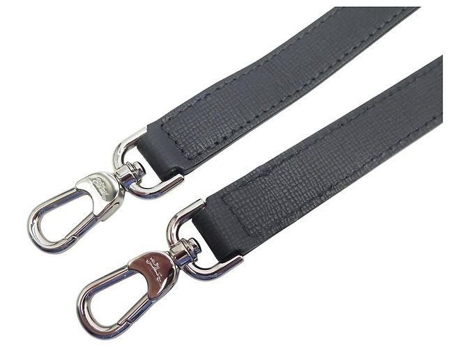 NUOVA CINGHIA A SPALLA IN PELLE NERA LONGCHAMP - vista 2