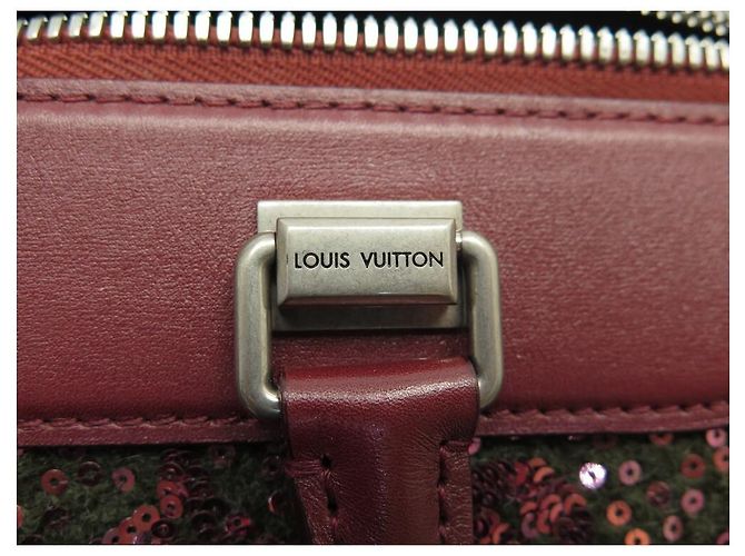 NUOVA BORSA A MANO LOUIS VUITTON M40798 SPEEDY 30 SUNSHINE EXPRESS SEQUIN Bordò - vista 12