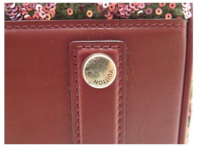 NUOVA BORSA A MANO LOUIS VUITTON M40798 SPEEDY 30 SUNSHINE EXPRESS SEQUIN Bordò - vista 15