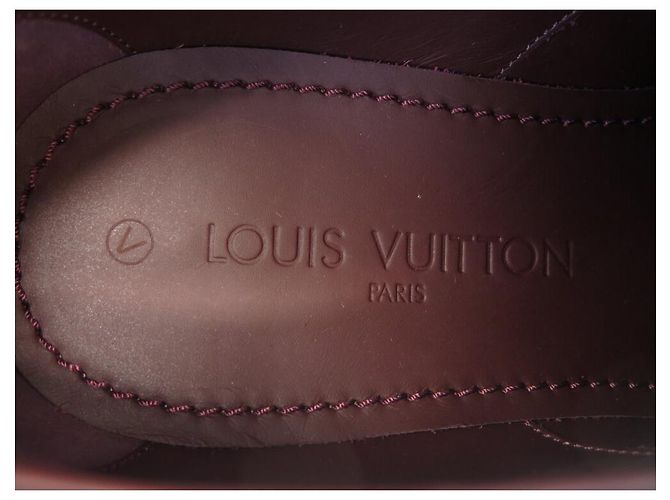NUOVE SCARPE LOUIS VUITTON DERBY MINISTER 7.5 41.5 IN PELLE NERA Nero - vista 9