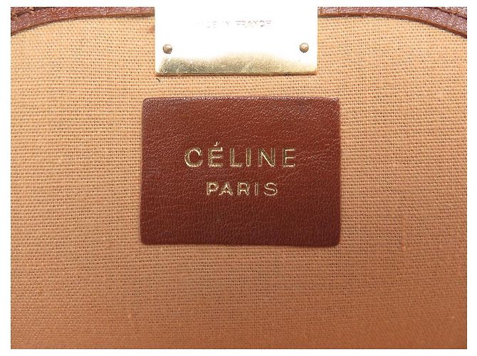 Céline POCHETTE VINTAGE CELINE C CLASSICO IN CANVAS ROSA - vista 7
