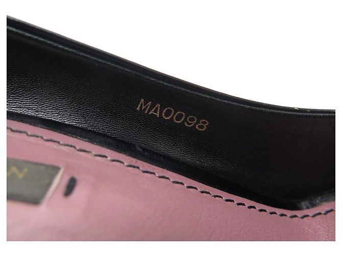 LOUIS VUITTON OPEN TOE SCHUHE MIT SCHNALLEN 37.5 LEDERSCHUHE Schwarz - Ansicht 9