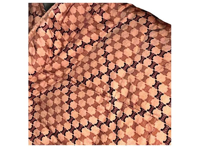 Céline Poncho Macadam Celine Vintage Autentico Beige - vista 3