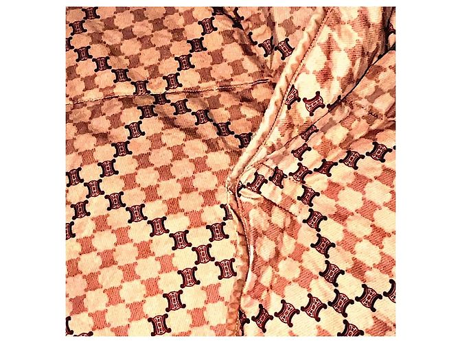 Céline Poncho Macadam Celine Vintage Autentico Beige - vista 4