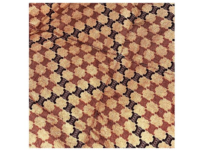 Céline Poncho Macadam Celine Vintage Autentico Beige - vista 5