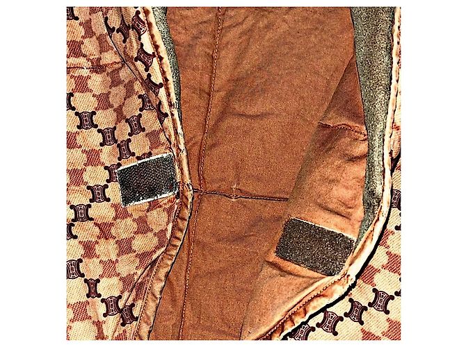 Céline Poncho Macadam Celine Vintage Autentico Beige - vista 8