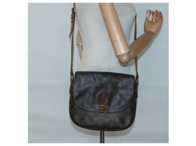 LOUIS VUITTON Monogram Saint Cloud GM Borsa a Spalla M51242 LV Auth 123875 Monogramma - vista 24