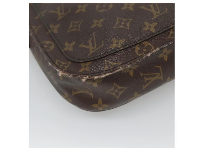 LOUIS VUITTON Monogram Saint Cloud GM Borsa a Spalla M51242 LV Auth 123875 Monogramma - vista 8