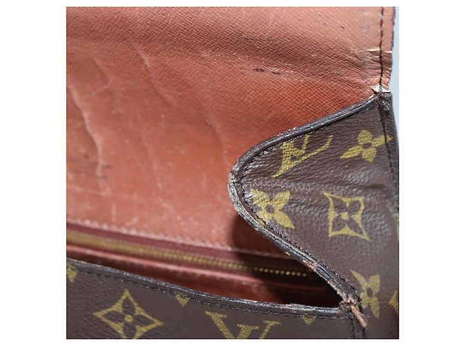 LOUIS VUITTON Monogram Saint Cloud GM Borsa a Spalla M51242 LV Auth 123875 Monogramma - vista 9