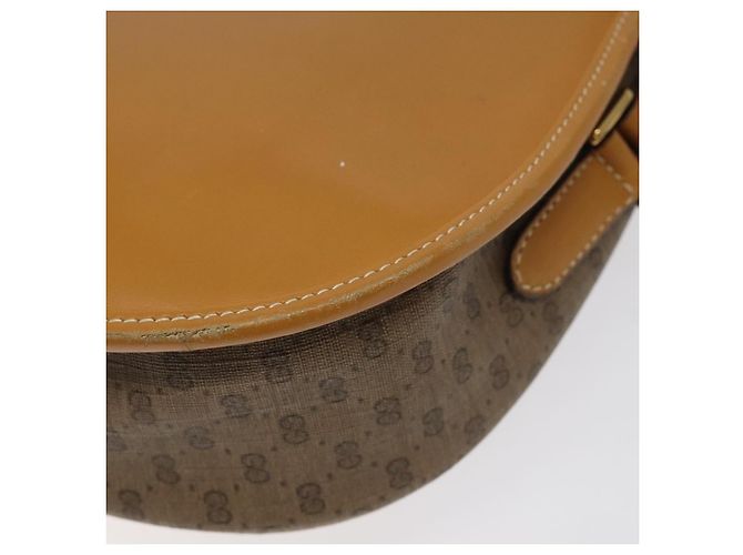 Gucci Borsa a Spalla Micro GG Supreme PVC Beige Oro 007 115 0074 Auth ki5748 D'oro - vista 16