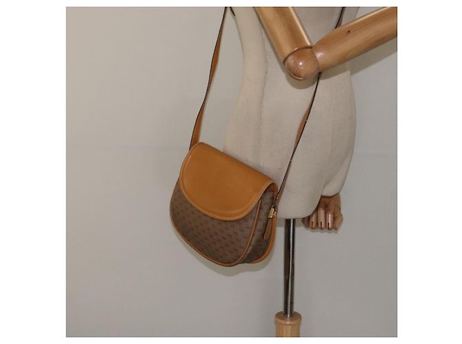 Gucci Borsa a Spalla Micro GG Supreme PVC Beige Oro 007 115 0074 Auth ki5748 D'oro - vista 23