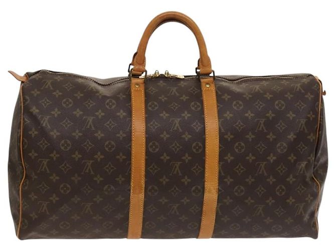 LOUIS VUITTON Monogram Keepall 55 Bolsa Boston M41424 LV Auth ep8912 Monograma - vista 2