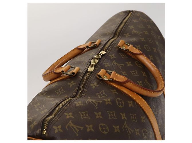 LOUIS VUITTON Monogram Keepall 55 Bolsa Boston M41424 LV Auth ep8912 Monograma - vista 6