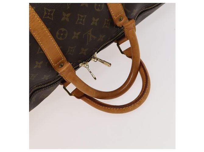 LOUIS VUITTON Monogram Keepall 55 Bolsa Boston M41424 LV Auth ep8912 Monograma - vista 7