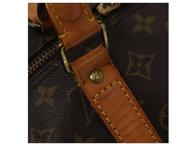 LOUIS VUITTON Monogram Keepall 55 Bolsa Boston M41424 LV Auth ep8912 Monograma - vista 9