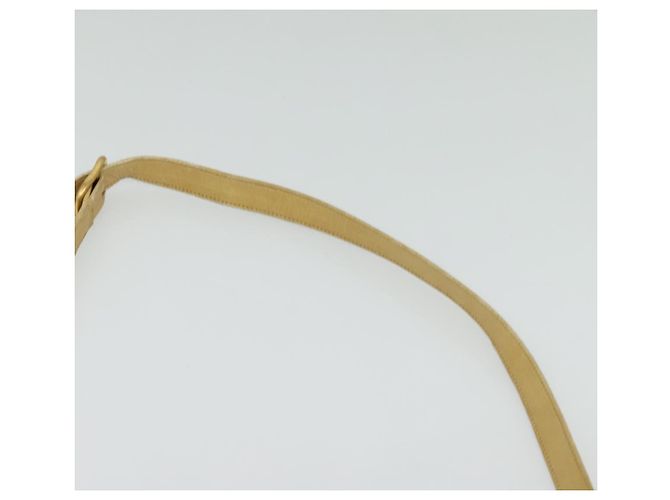 GUCCI Micro GG Supreme Shoulder Bag PVC Beige Gold Auth sw596 Golden - view 8