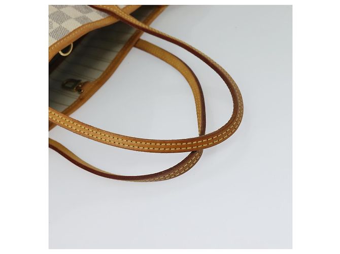 LOUIS VUITTON Borsa Tote Neverfull PM Damier Azur N41362 LV Auth 120593 - vista 7