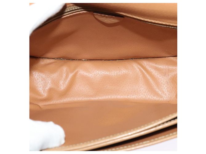 Céline Borsa a spalla in tela Macadam CELINE in pelle PVC marrone oro Auth sw561 D'oro - vista 11
