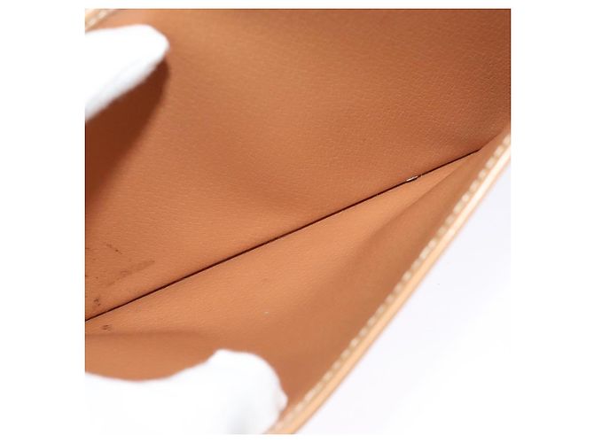 Céline Borsa a spalla in tela Macadam CELINE in pelle PVC marrone oro Auth sw561 D'oro - vista 20