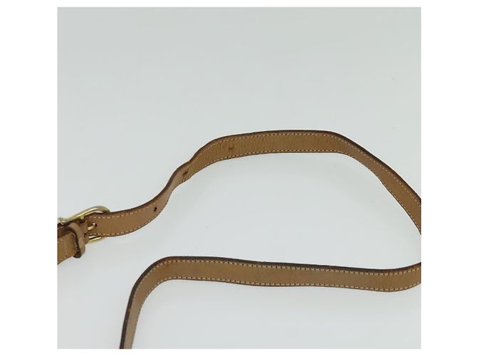 Céline Borsa a spalla in tela Macadam CELINE in pelle PVC marrone oro Auth sw561 D'oro - vista 8