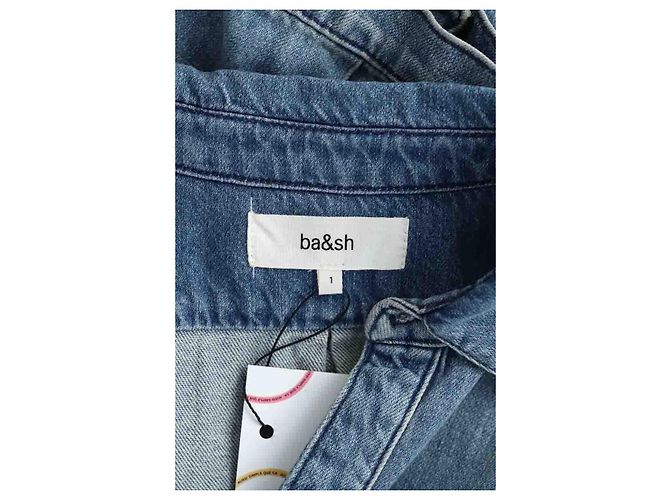 Bash Blaue Baumwoll-Jumpsuit - Ansicht 5