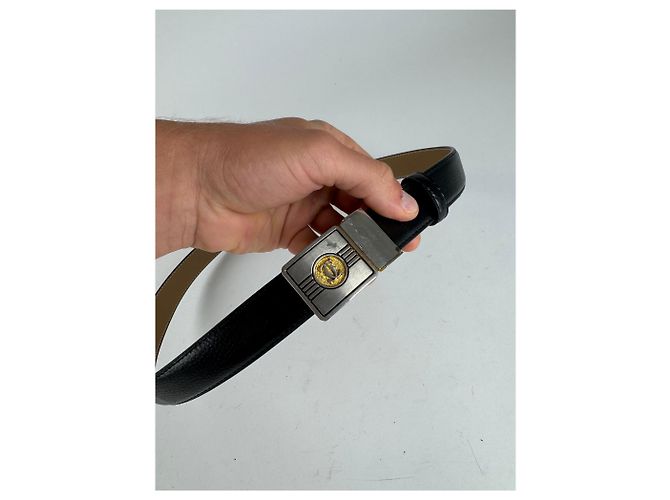 Vintage Cartier Ledergürtel schwarz - Ansicht 3