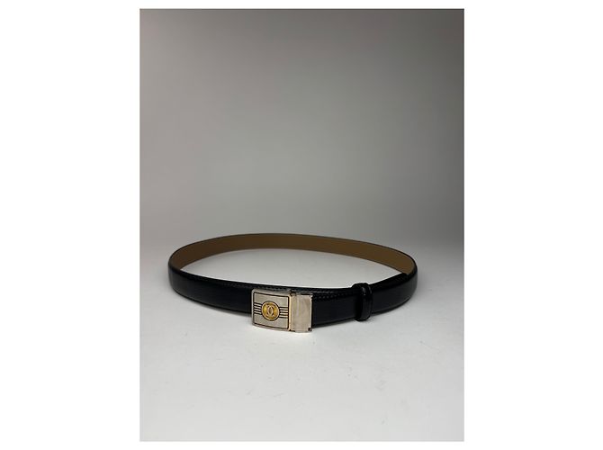 Vintage Cartier Ledergürtel schwarz - Ansicht 7