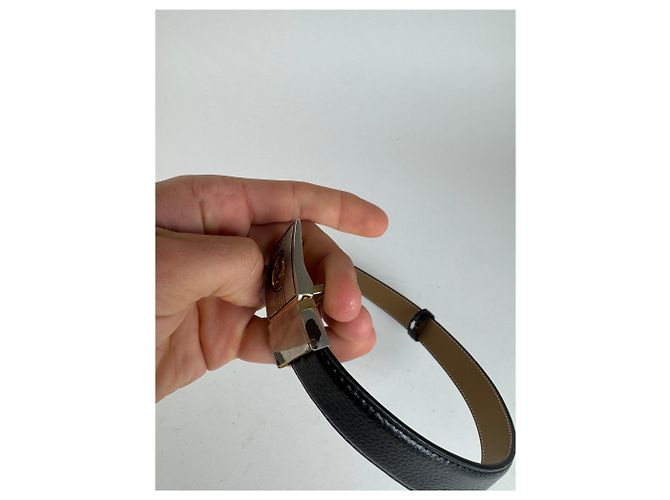 Vintage Cartier Ledergürtel schwarz - Ansicht 8