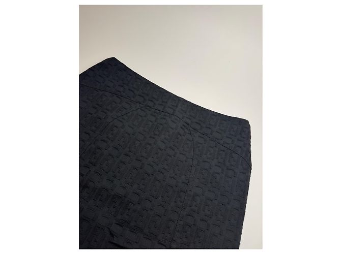 Vintage Fendi Roma Monogramm Canvas Rock m Schwarz - Ansicht 5
