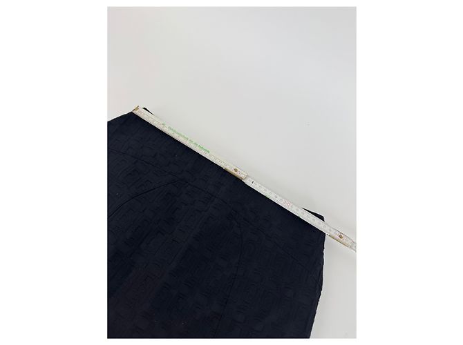 Vintage Fendi Roma Monogramm Canvas Rock m Schwarz - Ansicht 6
