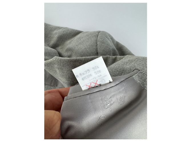 Vintage Dior wool blazer L grey - view 12