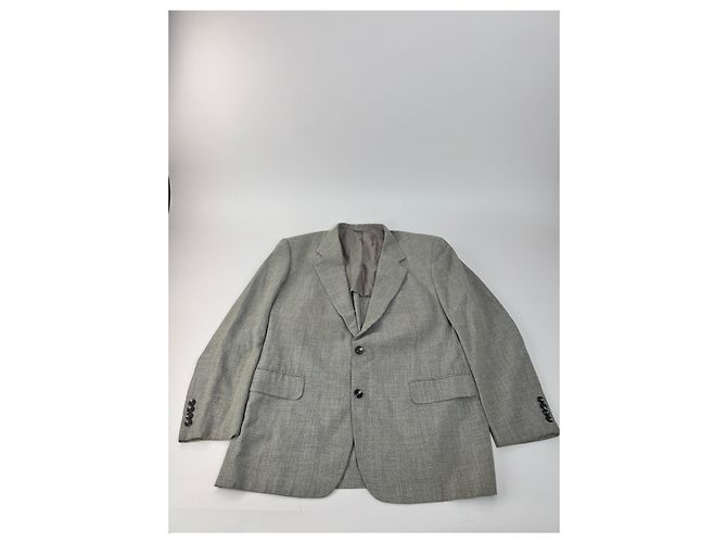Vintage Dior wool blazer L grey - view 4