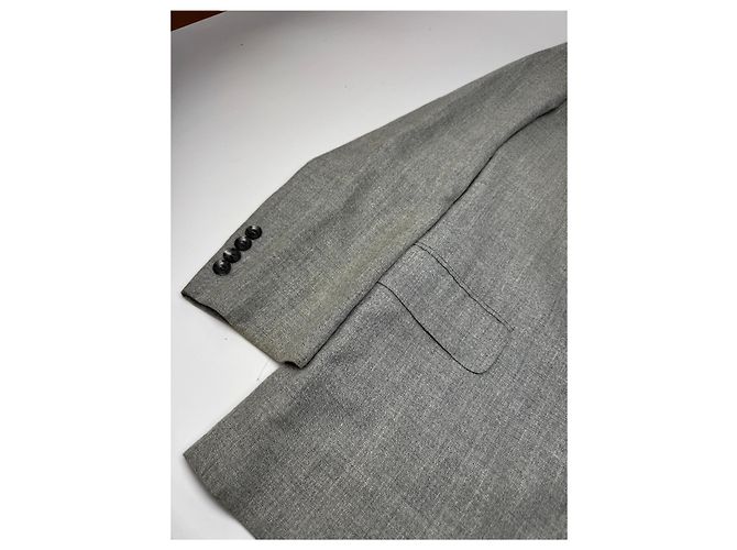 Vintage Dior wool blazer L grey - view 5