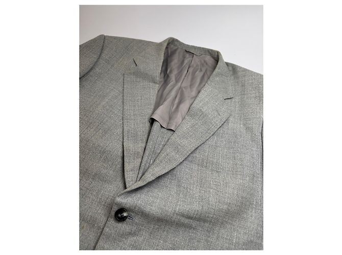 Vintage Dior wool blazer L grey - view 7
