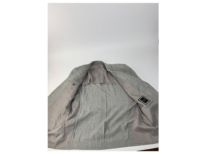 Vintage Dior wool blazer L grey - view 9