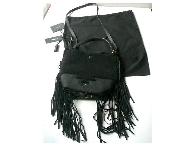 JEROME DREYFUSS borsa MARIO nera nuova con etichetta 26 cm Nero - vista 11