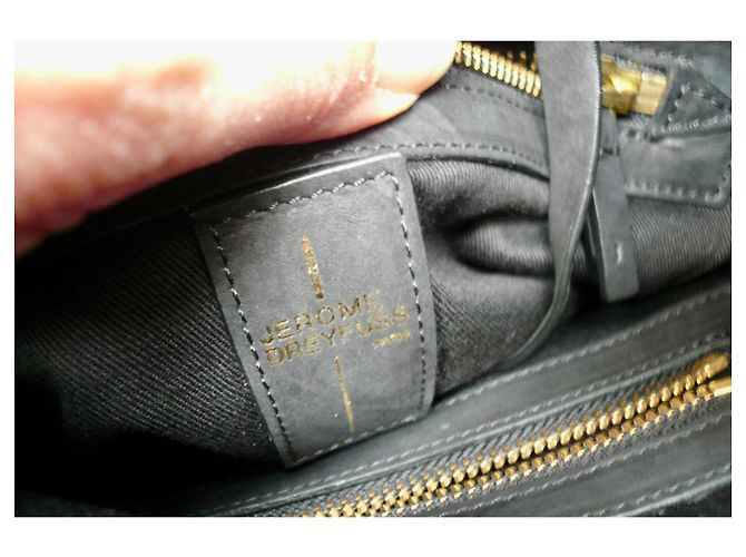 JEROME DREYFUSS borsa MARIO nera nuova con etichetta 26 cm Nero - vista 7