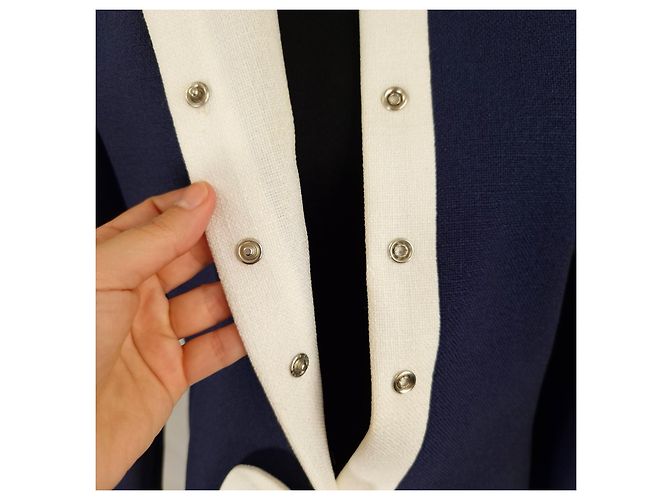Tailleur gonna Pierre Cardin stile navy Blu Blu navy - vista 10