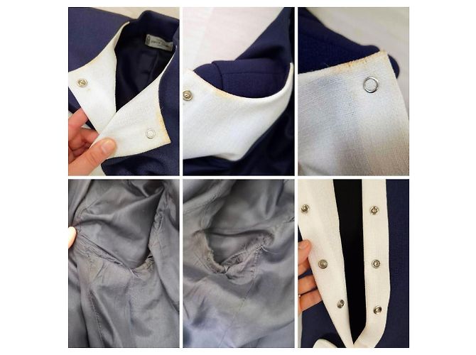 Tailleur gonna Pierre Cardin stile navy Blu Blu navy - vista 12