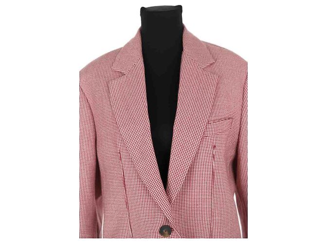 Margaux Lonnberg Bordeaux Wollblazer - Ansicht 2