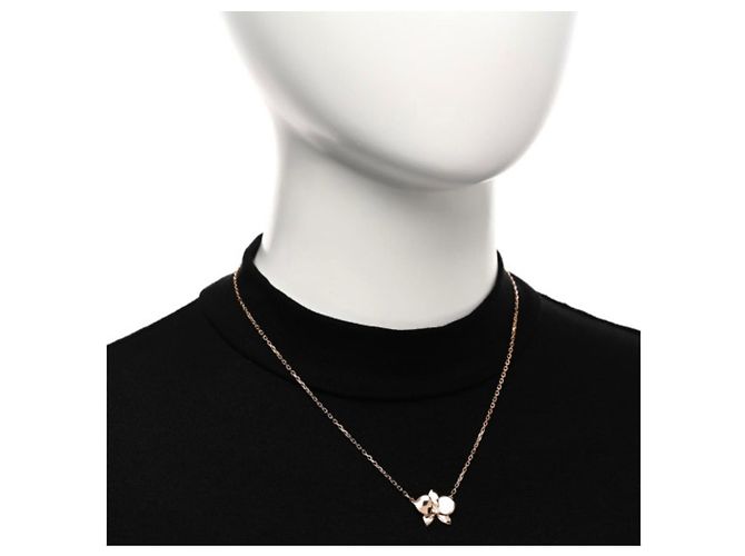 Cartier Goldene Orchidee mit Edelstein - Seltene Sammlung Pink - Ansicht 3