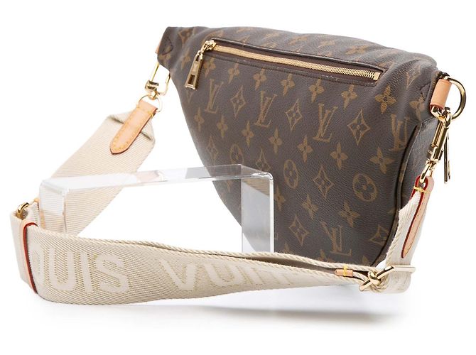 Bumbag a vita alta in monogramma marrone Louis Vuitton - vista 2