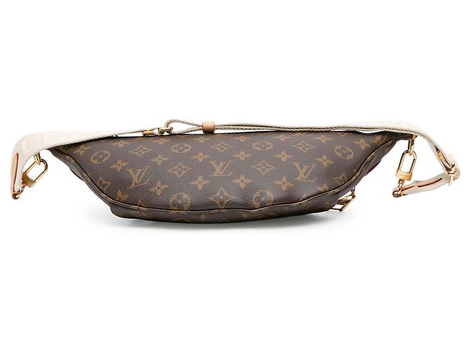 Bumbag a vita alta in monogramma marrone Louis Vuitton - vista 3