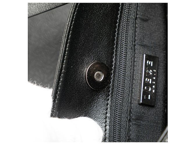 Bolso tote de cuero negro Anagram LOEWE - vista 8