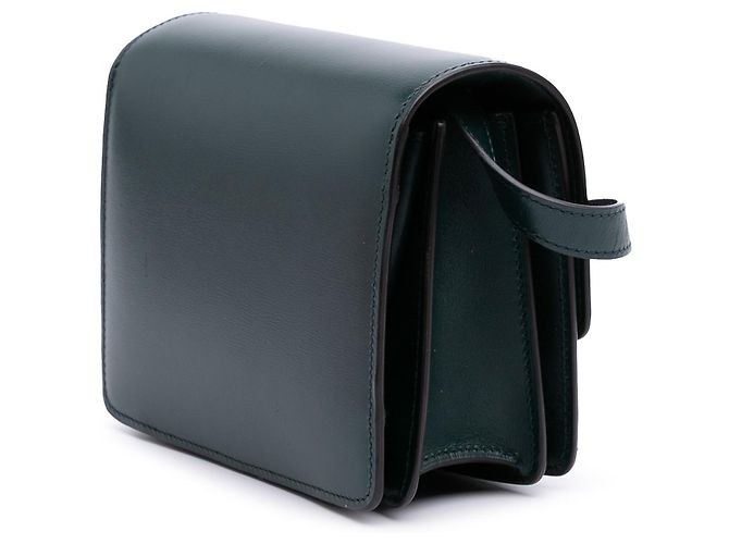Classic Box Céline Celine Verde Pequeño Cuero de Ternera Caja Clásica - vista 2