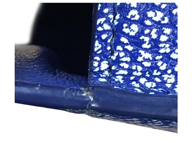 Céline Celine Blu Piccolo Trotteur in Pelle di Capra - vista 13