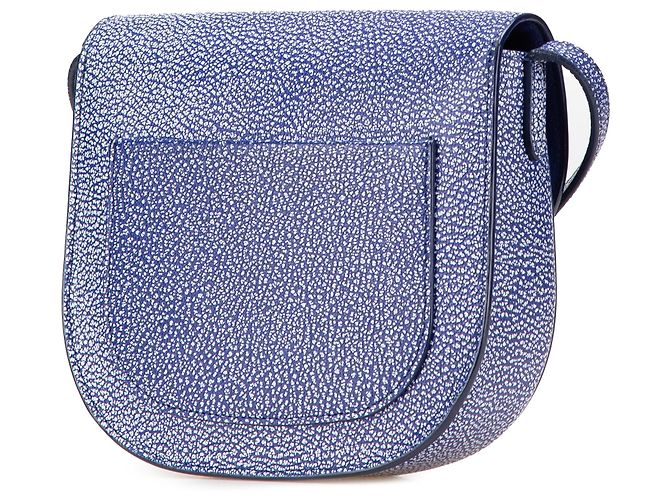 Céline Celine Blu Piccolo Trotteur in Pelle di Capra - vista 2