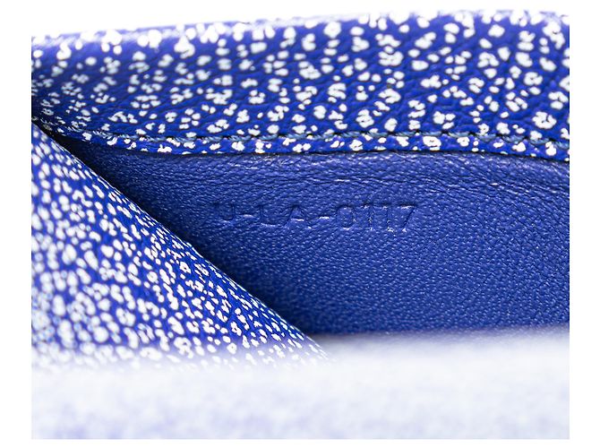 Céline Celine Blu Piccolo Trotteur in Pelle di Capra - vista 6